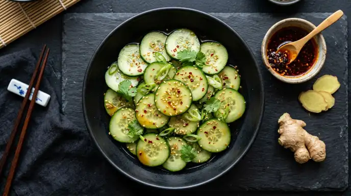 Best Asian Cucumber Salad Recipe Rice Vinegar – Try Today! 1 Asian Cucumber Salad Recipe Rice Vinegar