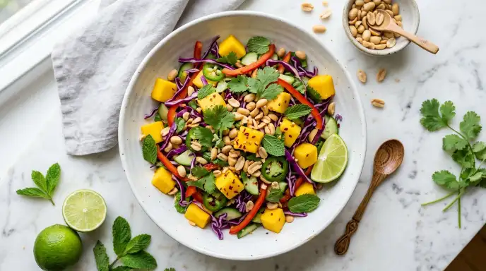 The Best Mango Salad Recipe for a Refreshing Healthy Meal 1 Mango Salad Recipe