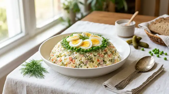 Best Homemade Russian Salad Recipe 1 Russian Salad Recipe