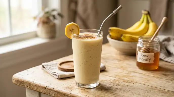 Easy Banana Smoothie Recipe | Meal Replacement Smoothies 1 Banana Smoothie Recipe