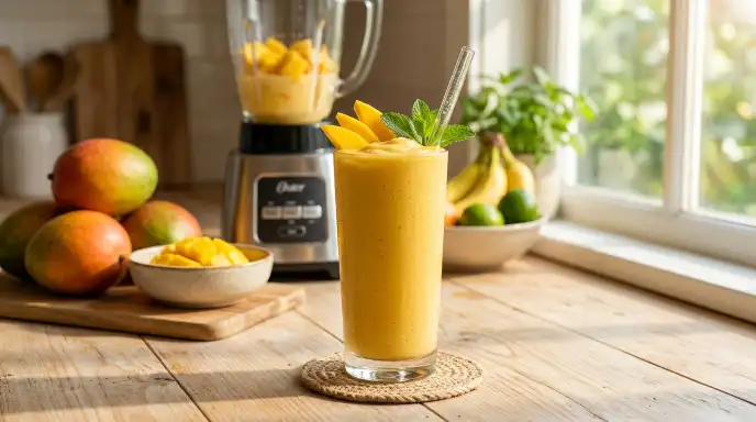 Mango Smoothie Recipe | Meal Replacement Smoothies 1 mango smoothie recipe